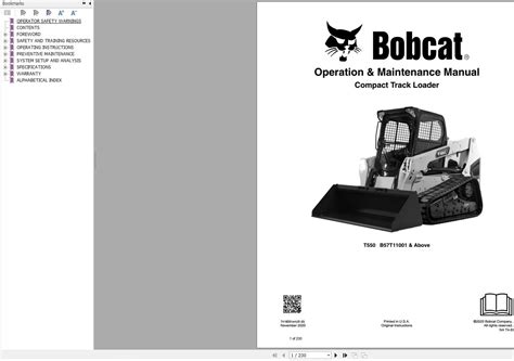 bobcat t550 user manual